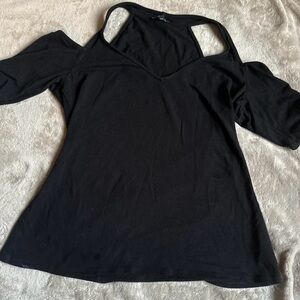 Express Black Short Sleeve Tee